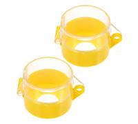 FIXOSHEE 2pcs Transparent Rotating Push Button Cover with Labeling for Emergency Stop Switch Protection Prevents Accidental Activation Industrial Safety Guard