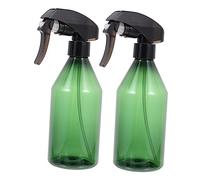 FIXOSHEE 2PCS Transparent Spray Bottles Press Type Watering Cans for Home Gardening Hairdressing Makeup Refillable Fine Mist Sprayers for Plants and Salon Use