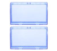 FIXOSHEE 2pcs Type Adhesive Switch Socket Cover Double Gang Panel Protector Splash Dust Resistant for Kitchen Bathroom Indoor Moisture-prone Areas