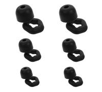 FIXOSHEE 3 Pairs Noise Cancelling Silicone for Sleep Travel Work Reusable with Comfortable Fit and Advanced Sound Insulation for Snoring and Noise Reduction