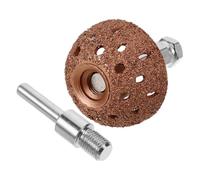 FIXOSHEE 3 Pcs Tungsten Steel Tire Buffing Wheel with Linking Rods Heavy Duty Bowl Type Grinding Head for Sports Car Tire Repair