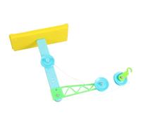 FIXOSHEE 3 Sets Physics Educational Pulley Block Kit with Brackets for DIY Mechanics Experiment Tool for Classroom Science Teaching and Force Measurement Exercises