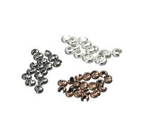 FIXOSHEE 300 Pcs Antique Copper DIY Positioning Beads Crimp Tube Spacers for Jewelry Making Bracelet Necklace Craft Accessories Tiny Loose Beads for Secure Design