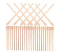 FIXOSHEE 300 Pcs Oval Nose Wax Applicator Sticks with Cosmetic Spatulas for Precise Eyebrow Lip and Nose Hair Removal Portable Bag for Gentle Skin Friendly Waxing at Home and Travel