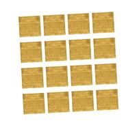 FIXOSHEE 300PCS Gold Tin Foil Food Grade Wrapping Paper Orange Peel Texture for Candy Chocolate Tea Packaging and Tear Resistant Wrappers