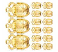 FIXOSHEE 30Pcs Ancient Egyptian Metal Beetle Charms for Jewelry Making, Gold Tone Beetle Pendant DIY Necklace and Bracelet Craft Accessories for Handmade Jewelry