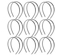 FIXOSHEE 30pcs Comfortable Thin Plastic Headbands with Teeth Comb for Women and Non-slip Lightweight Hair Accessories for Everyday Wear DIY Craft Multipurpose Bulk Pack