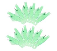 FIXOSHEE 30pcs Fish Mouth Needle Threader Tool Quick Sewing Threader for Cross Stitches Embroidery Crafts Portable Small Plastic Sewing Accessories for DIY Projects