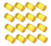 FIXOSHEE 30pcs Miniature Jam Model Doll House Decor Miniature Honey Jars Dollhouse Food Dollhouse Mini Accessories Food Mini Jars Micro Landscape Accessories Resin Yellow