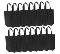FIXOSHEE 30pcs Non Woven Tote Bags Reusable Grocery Shopping Handbags with Handles Lightweight Practical for Daily Use for Market Parties and