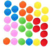 FIXOSHEE 30pcs Outdoor Balls for Self Recovering Soft Cotton Pool in Bright Colors Versatile Beach and Backyard Play for Throwing Catching and Bouncing Activities
