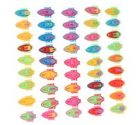 FIXOSHEE 30Pcs Small Boat Model Miniature Plastic Sailing Boats for Home Decor Desk Ornament Creative Beach Party Favors and Micro Landscape Accessories Random Color