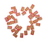 FIXOSHEE 30pcs Tiny Buddhist Pendant Miniature Micro Sacred Scrolls Spiritual Paper Decor for Home Office Compact Micro Religious Display