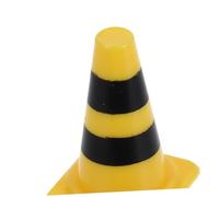 FIXOSHEE 30pcs Traffic Scene Roadblocks Miniature Construction Cones and Traffic Signs Set for Pretend Play Educational for Cognitive Development and Safety Learning in Homes and Schools
