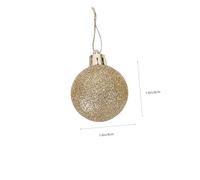 FIXOSHEE 36pcs Christmas Ball Ornaments Lightweight PVC Hanging Baubles for Tree Decoration Holiday Season Party Supplies and Easy to Hang