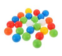 FIXOSHEE 36pcs Hollow-out Plastic Golf Practice Balls for Swing Training Lightweight Multi-colored Golf for Indoor Outdoor Use Safe Material for Skill Improvement Random Color
