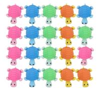 FIXOSHEE 36pcs Mini Cartoon Turtle Erasers Animal-Shaped Portable Pencil Erasers for School Classroom Prizes Party Favors Smooth Correction Bulk Stationery