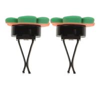 FIXOSHEE 3D Food Car Air Freshener Clips 2pcs Car Vent Perfume Diffuser with Realistic Carrot Design Vehicle Aroma Clip for Women and