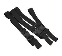 FIXOSHEE 3pcs Adjustable Baby High Chair Strap Harness in Black, Polyester Safety Replacement Belts for Pushchair and Stroller Use, Enhanced Stability Travel Essential for Newborns