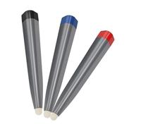 FIXOSHEE 3Pcs Capacitive Stylus Pens for Touch Screens with Soft Felt Tips High Sensitivity Writing for Electronic Whiteboards and Tablets Creative Pen in Black Red Blue