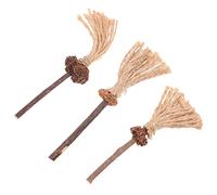 FIXOSHEE 3pcs Catnip Toys for Kitten Cat Molar Silvervine Stick Teething Chewing Benefits