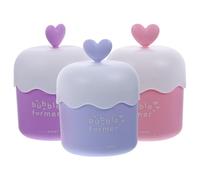 FIXOSHEE 3pcs Face Wash Foamer Bubble Maker with Lid Portable Foam Cleanser Cups for Delicate Skincare Use Facial Cleansing Tool in Blue Purple and Pink