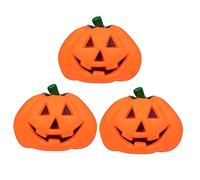FIXOSHEE 3Pcs Halloween Pumpkin Pet Sound Squeaky Dog Balls for Training Interactive Educational Chew to Reduce Boredom and Destructive Behavior