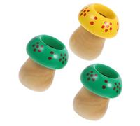 FIXOSHEE 3pcs Kaleidoscope Mushroom Shape Educational Plaything for Creativity Development Imagination Cultivation Pattern Rotating Fun Party Bag Fillers Random Color
