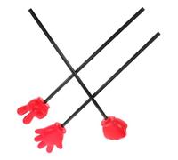 FIXOSHEE 3pcs Mini Foam Finger Pointer Sticks for Teachers Classroom Use Reusable Game Props for Kindergarten Parties Holiday Celebrations and Reading Activities