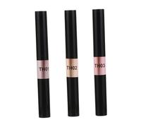 FIXOSHEE 3pcs Nail Powder Pen with Cushion Design for Easy DIY Manicure Glitter Nail Art Pens for Ladies Rich Color Rendering and Sparkling Decoration