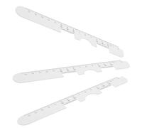 FIXOSHEE 3pcs Portable Pupillary Distance Ruler Plastic Pupillometer for Opticians and Optometrists Accurate Eye Distance Measurement for Eyeglasses Fitting