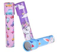 FIXOSHEE 3pcs Rotating Kaleidoscope Educational Creative Visual for Boys and Colorful Safe Material Stimulates Observation and Thinking Skills