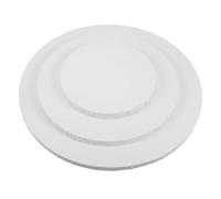FIXOSHEE 3pcs Round Stretched Cotton Canvas Frames for Artists Thick Circular Painting Boards with Fine Cotton Surface for Professional Oil Painting and Mixed Media Creations