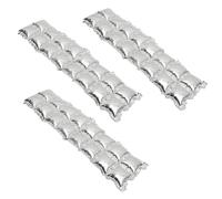 FIXOSHEE 3Pcs Silver Double-Row Aluminum Foil Balloon Background Wall for Birthday Party Home Decoration Party Balloon Decor Decorative