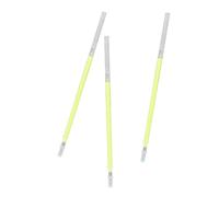 FIXOSHEE 3Pcs Single-head Yellow Eyebrow Mapping Pen for Tattooing and Surgery Marking Portable Embroidered Makeup Position Tool for Professionals and Practitioners