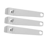FIXOSHEE 3pcs Stainless Steel Vial Opener Mini Medical Bottle Opener Portable Non Slip Grip Essential for Nurses Pharmacists and Doctors