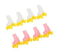 FIXOSHEE 4 Pairs Roller Skates for Dolls DIY Decorative Doll Accessories Cute Four Wheel Skating Shoes Indoor Outdoor Play