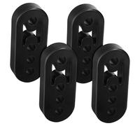 FIXOSHEE 4 Pcs Car Exhaust Hangers Rubber Tailpipe Mounts with Four Hole Design for Stability and Easy Installation High Strength Exhaust System Accessories