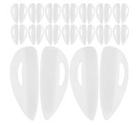 FIXOSHEE 40pcs Silicone Lash Lift Pads Hypoallergenic Eyelash Perming Shields Reusable Curler Replacement for Precise Lash Positioning and Comfortable Eye Shape Adaptation