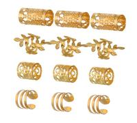 FIXOSHEE 40pcs Viking Hair Accessories for Women Braids Rings Clips Hollow Iron Hair Jewelry for Braids Dreadlocks DIY Styling Party Wedding Decor