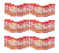 FIXOSHEE 48pcs Chinese Year Red Envelopes Paper Cartoon Horse Design Lucky Money Cash Packets for Lunar Spring Festival Celebration Bags