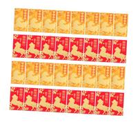 FIXOSHEE 48pcs Year Horse Vietnamese Year Red Envelopes Artistic Paper Hongbao with Vietnamese Text Soft Smooth Texture Lucky Money Packets for Spring Festival Gifting