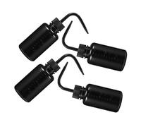 FIXOSHEE 4pcs 150ml Black Tattoo Wash Squirt Bottles Lash Water Bottles for Eyelash and Tattoo Supply