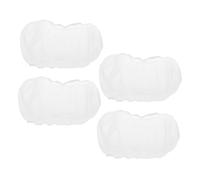 FIXOSHEE 4PCS Adjustable Bird Cage Covers Breathable Mesh Dust Guard Splashproof Seed Catcher for Parrots Cockatiels Canaries Reusable Fit for Small Large Bird Cages Easy to Install