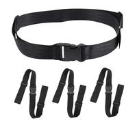 FIXOSHEE 4pcs Adjustable High Chair Harness Straps Wide Safety Belt for Dining Seats Lightweight Portable Chair Safety Strap for Feeding and Stroller Use