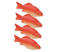 FIXOSHEE 4pcs Artificial Fish Models Foam Simulation Fish Decoration for Aquarium Tank Lightweight
