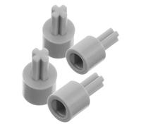 FIXOSHEE 4Pcs Car Motor Adapter Compatible with Lego Cross Shaft Coupling, Wheel Connector Set for Robotic Programming Parts and DIY Engineering Projects Accessories