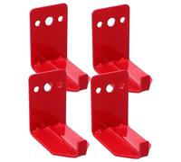 FIXOSHEE 4pcs Carbon Steel Fire Extinguisher Wall Mount Holder Brackets for Home Office Workshop Safety Securely Hang Extinguishers Easy Installation