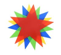 FIXOSHEE 4pcs Colorful Slip Floor Markers for Home and Sports PVC Carpet Spot Markers for Agility Training and Boundary Setup Portable Non Wear Discs in Red Blue Fluorescent Green Yellow
