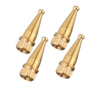 FIXOSHEE 4Pcs Copper Speaker Spikes Feet Shockproof Stand Base for Amplifier Turntable CD Dvd Player Hardware Replacement